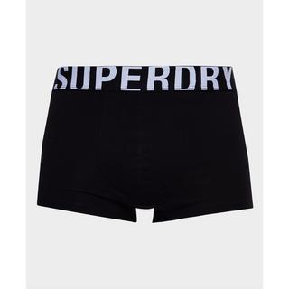 Superdry  boxer in cotone biologico uperdry dual logo (x2) 