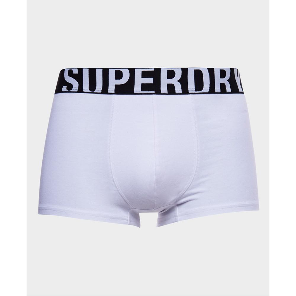 Superdry  boxerhort au bio-baumwolle uperdry dual logo (x2) 