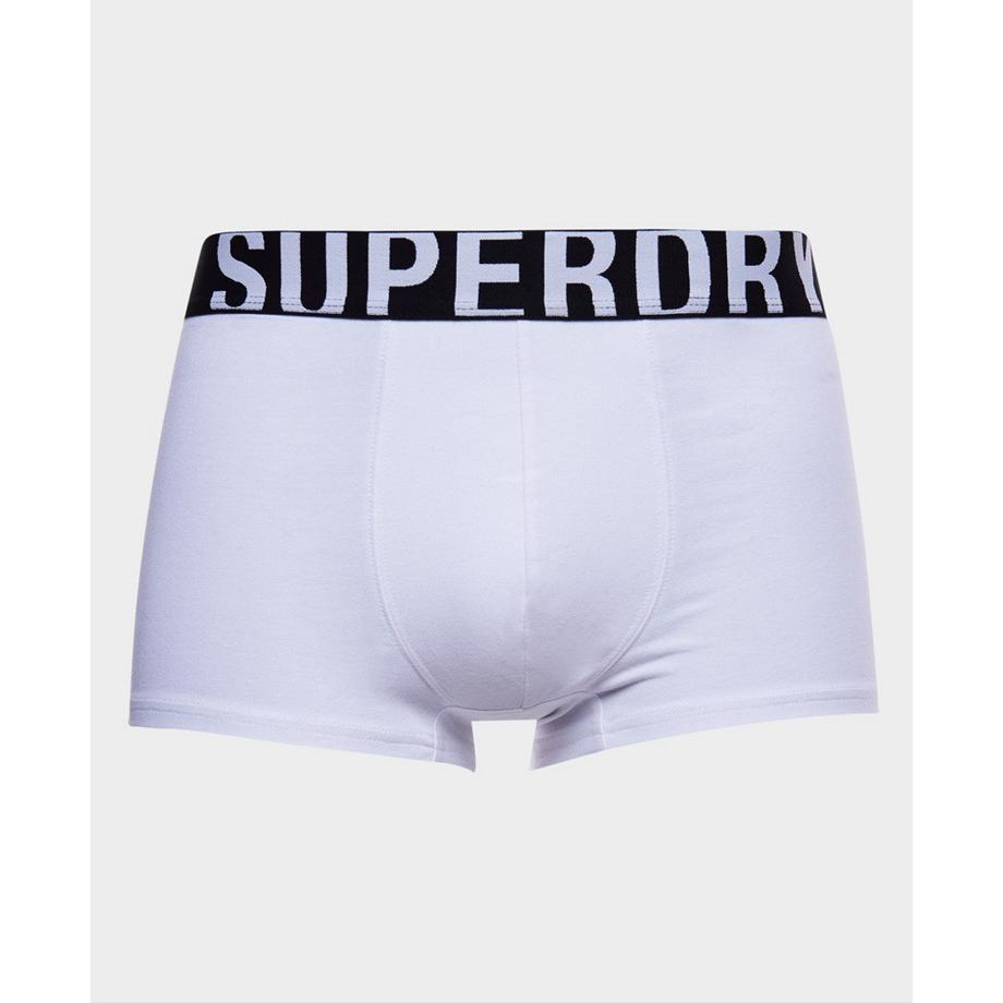 boxer en coton biologique uperdry dual logo (x2)