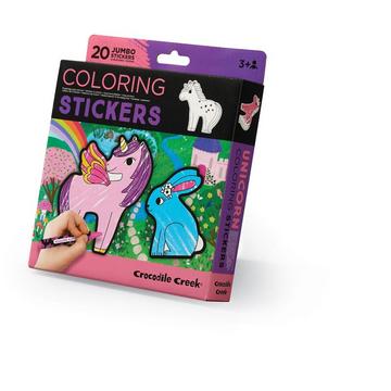 Coloring Stickers, Einhorn