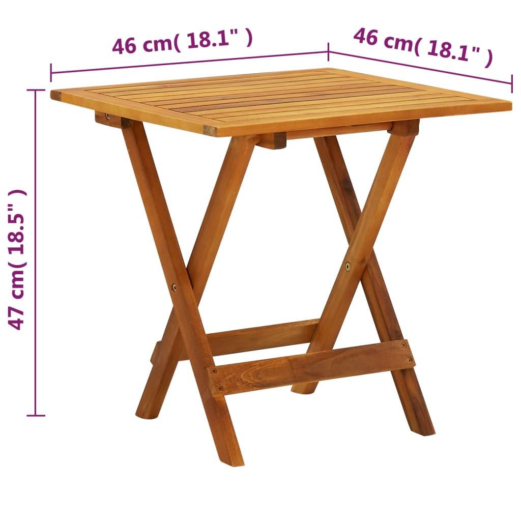 VidaXL Table d'appoint bois  