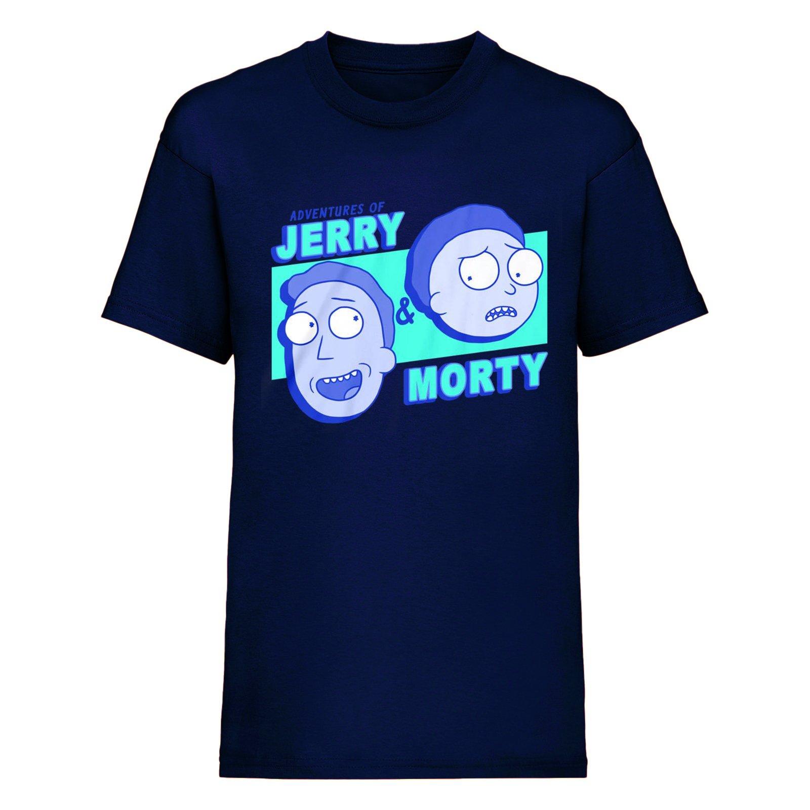 Image of Rick And Morty Jerry And Morty T-Shirt - M