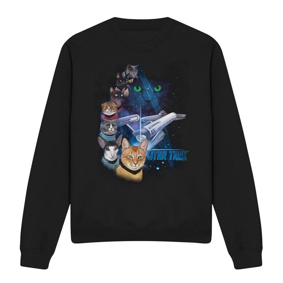 Star Trek Feline Galaxy Sweatshirt  