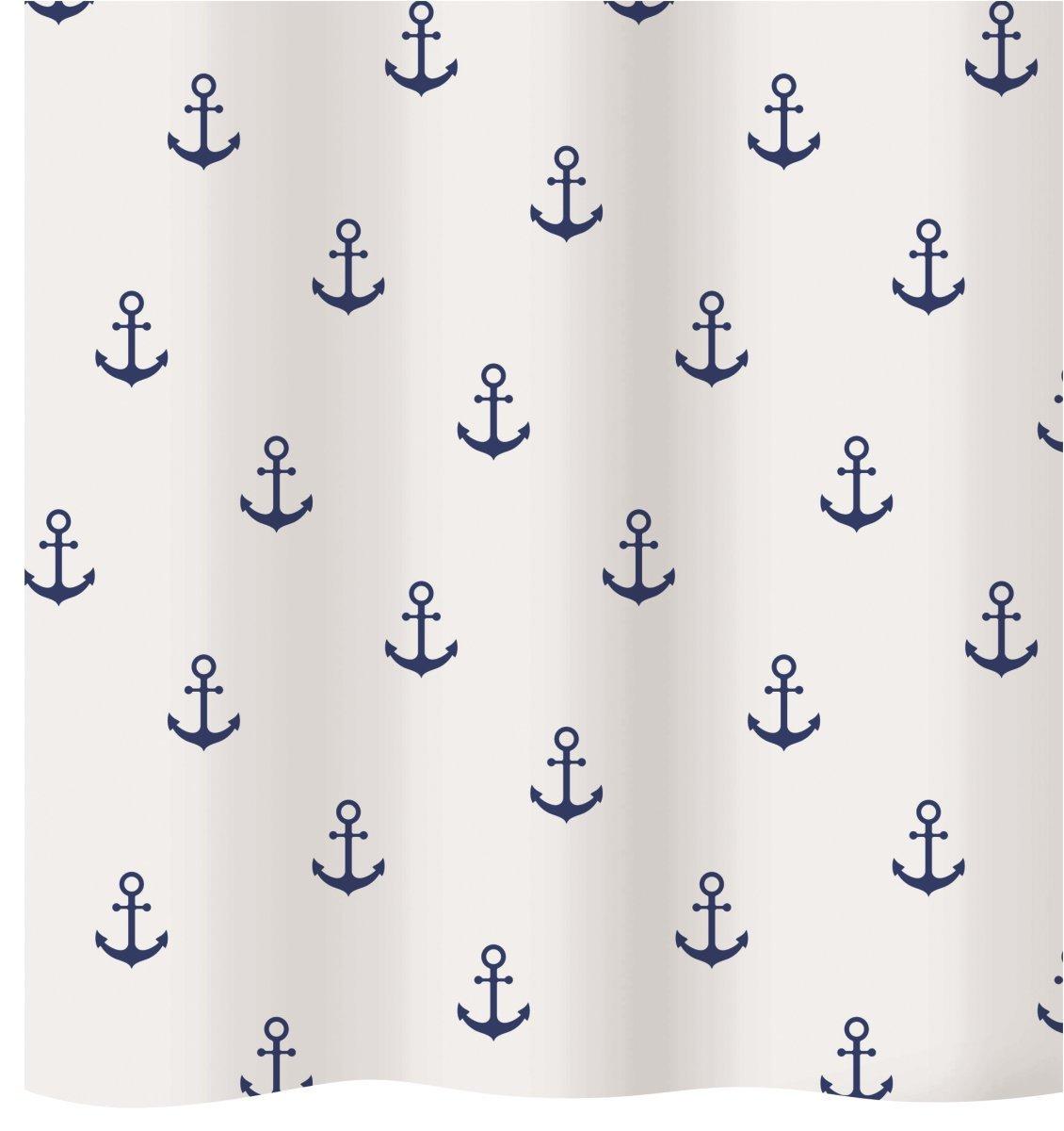 diaqua Rideau de douche textile Anchor  