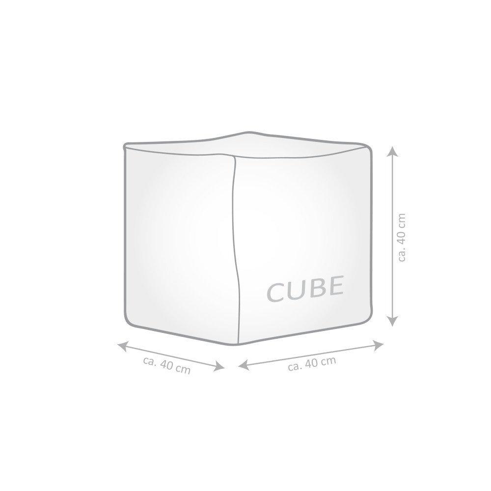 Sitting Point Sitzsack Cube Scuba, anthrazit  