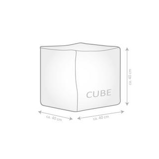 Sitting Point Sitzsack Cube Scuba, anthrazit  