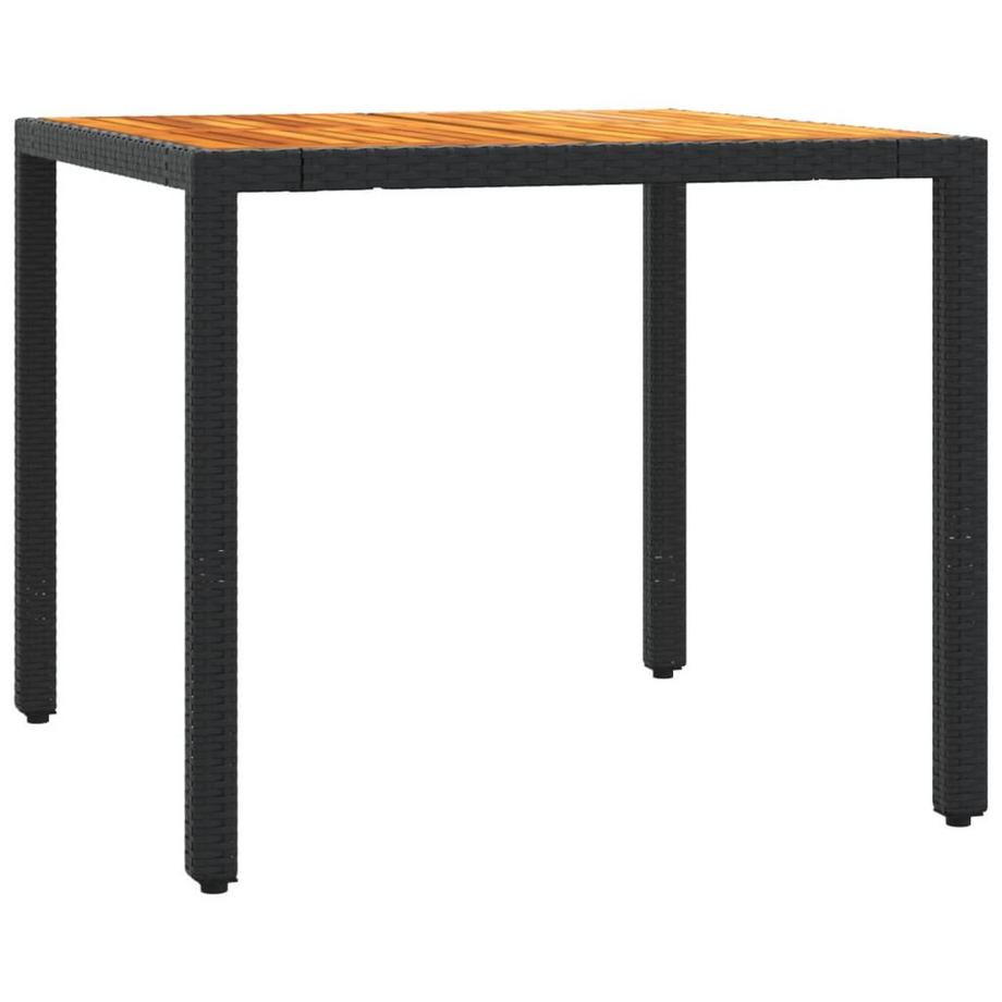 VidaXL Ensemble de salle à manger de jardin rotin synthétique  