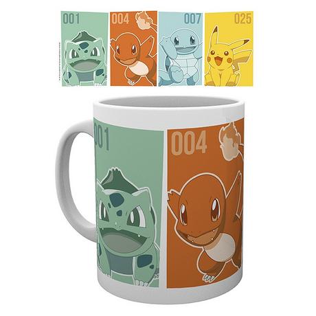 Abystyle Tazza Pokemon : Kanto Starters 320 ml  
