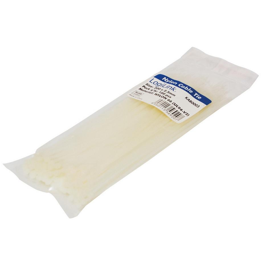 LogiLink  Kabelbinder 200x2,5mm 11kg 100St 