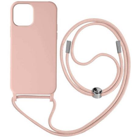 Avizar  Coque cordon iPhone 12 et 12 Pro Rose 