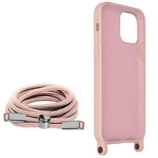 Avizar  Coque cordon iPhone 12 et 12 Pro Rose 