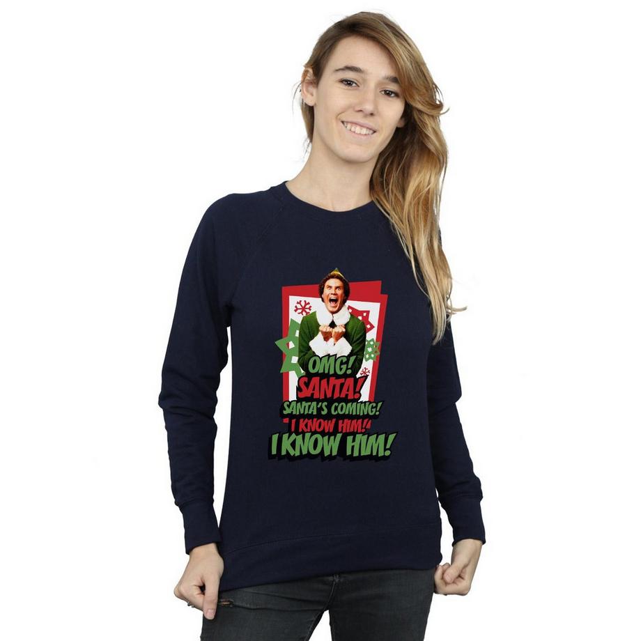 Elf OMG Santa Sweatshirt  