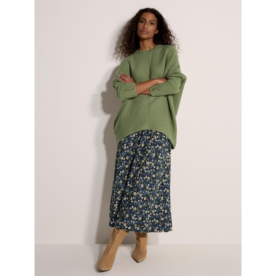APRICOT Maglione Lavorato a Maglia Chevron Maniche a Pipistrello  