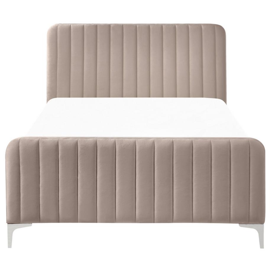 Beliani Letto en Velluto  LUNAN  