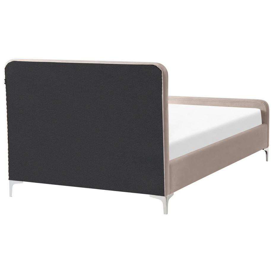 Beliani Letto en Velluto  LUNAN  