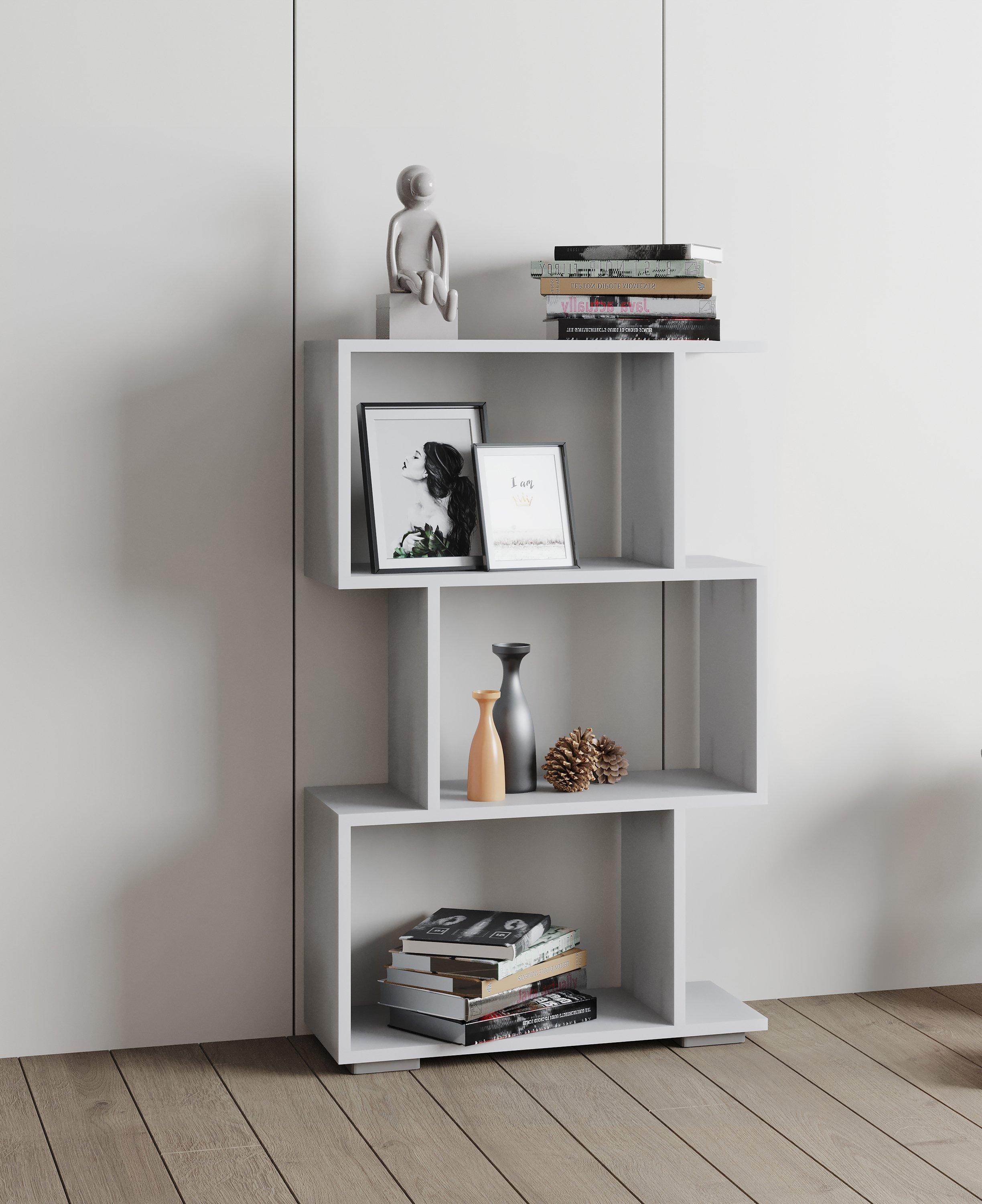 VCM Holz Raumteiler Stand Regal Bücherregal Deko Bücher Standregal Palusa M  