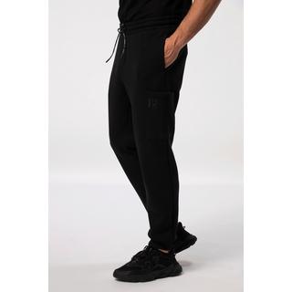 JP1880  Sweat-Cargohose, Fitness, Modern Fit, Elastikbund, seitliche Taschen 