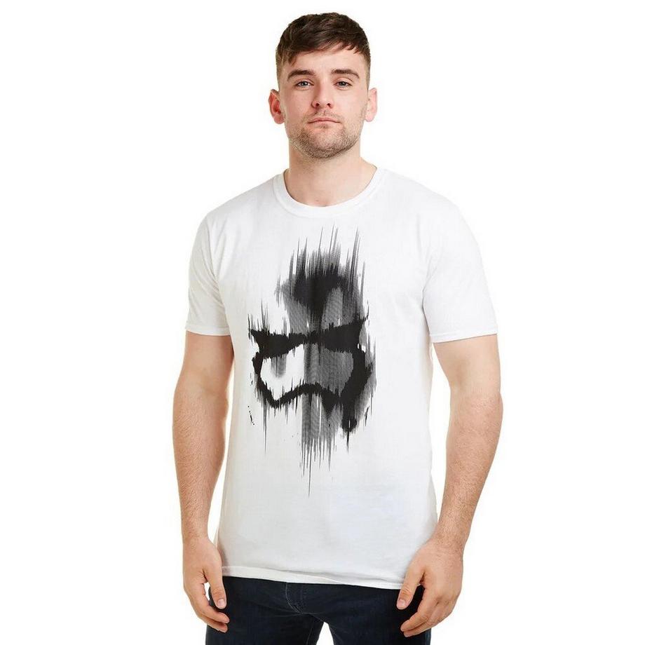 STAR WARS T-Shirt Stampa Maschera Stormtrooper  