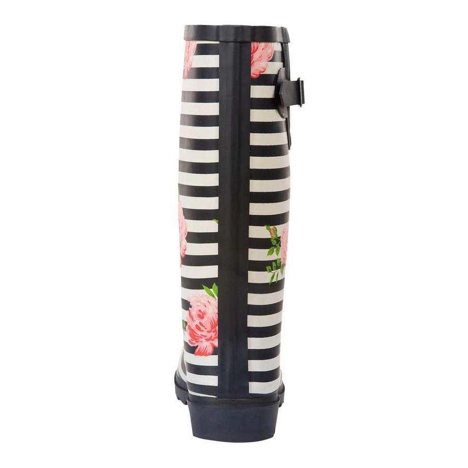 Trespass Elena Bottes de Pluie Florales Rayées  