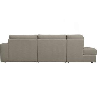 mutoni Sofa Family 2,5-Sitzer Rundung links warmgrau 298x98  