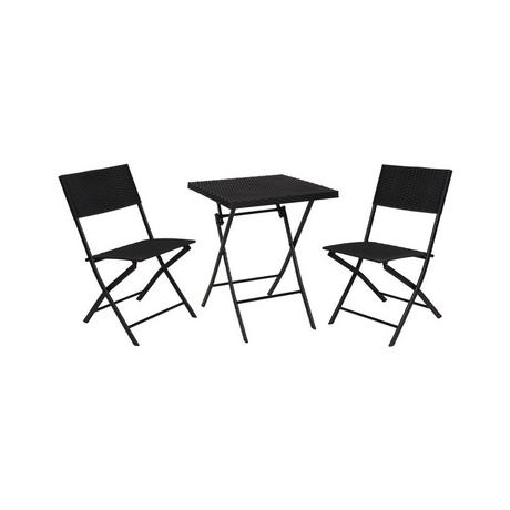 FS-STAR Gartenmöbel-Set 3 teilig Rattanoptik  