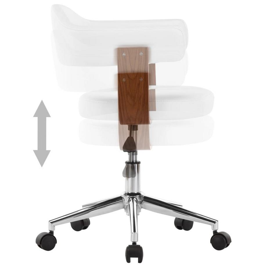 VidaXL Chaise de bureau cuir artificiel  