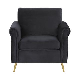 Beliani Fauteuil en Velours Glamour VIETAS  