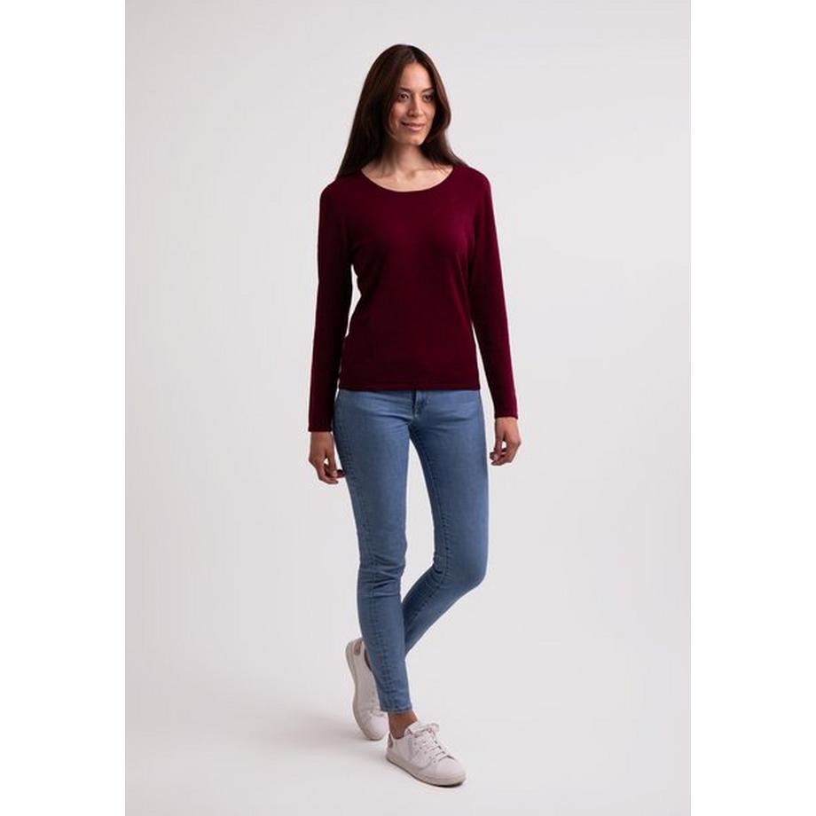 CASH-MERE.CH Pull Col Rond Cachemire  