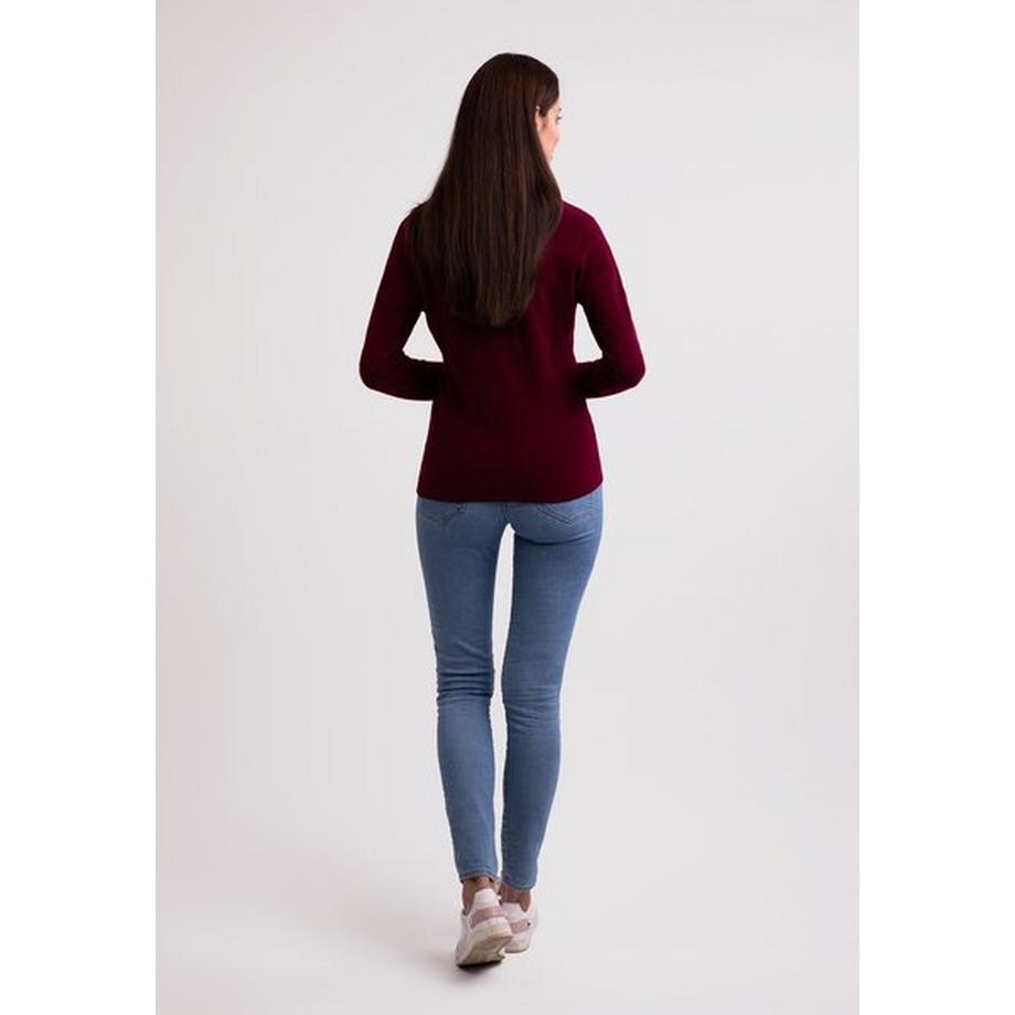 CASH-MERE.CH Pull Col Rond Cachemire  