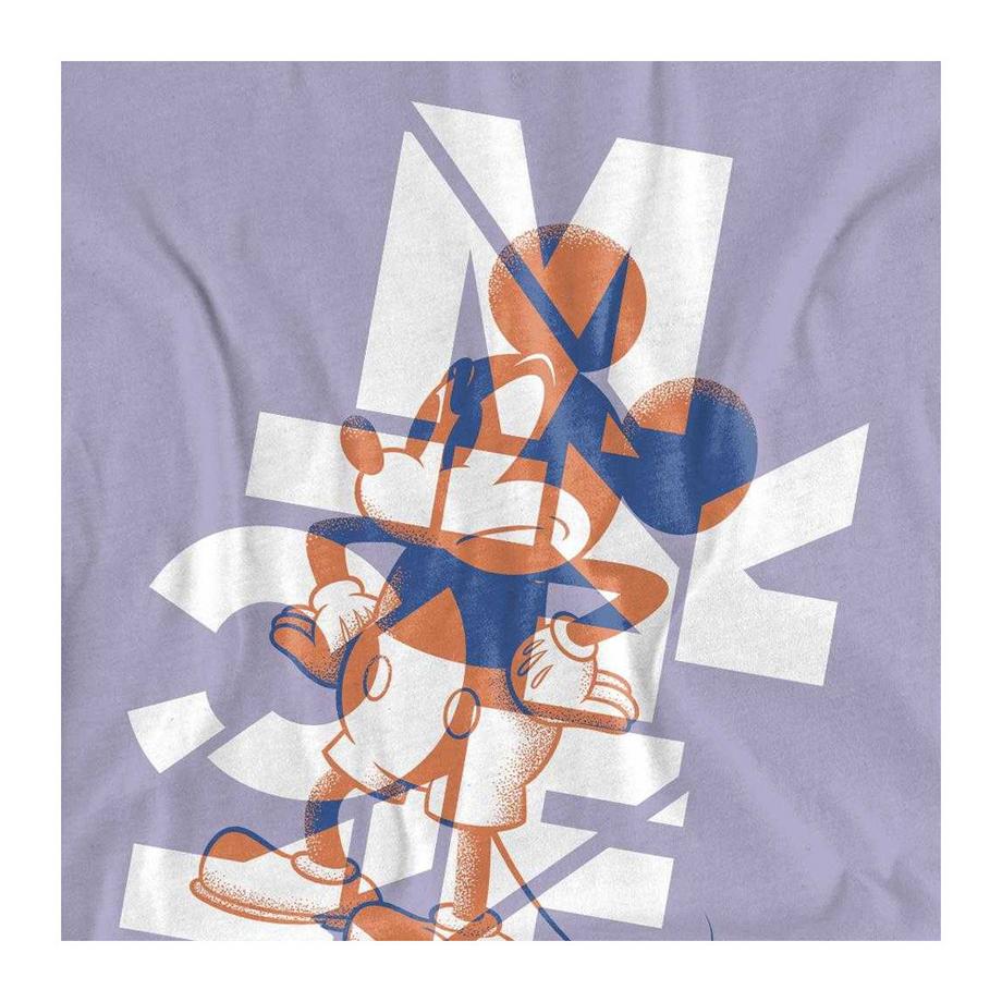 Disney Mickey Mouse Print Kurzarm T-Shirt  