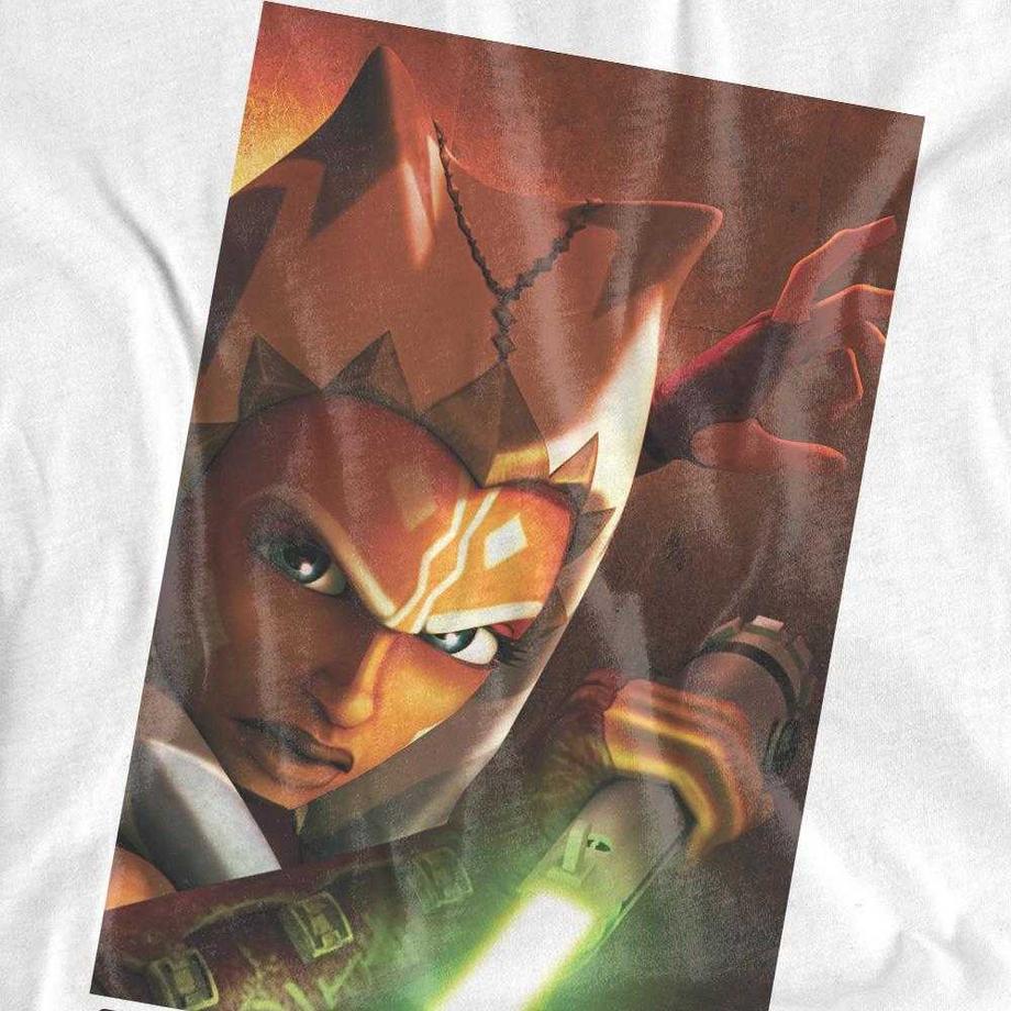 STAR WARS Maglietta Stampa Grafica Ahsoka Tano  