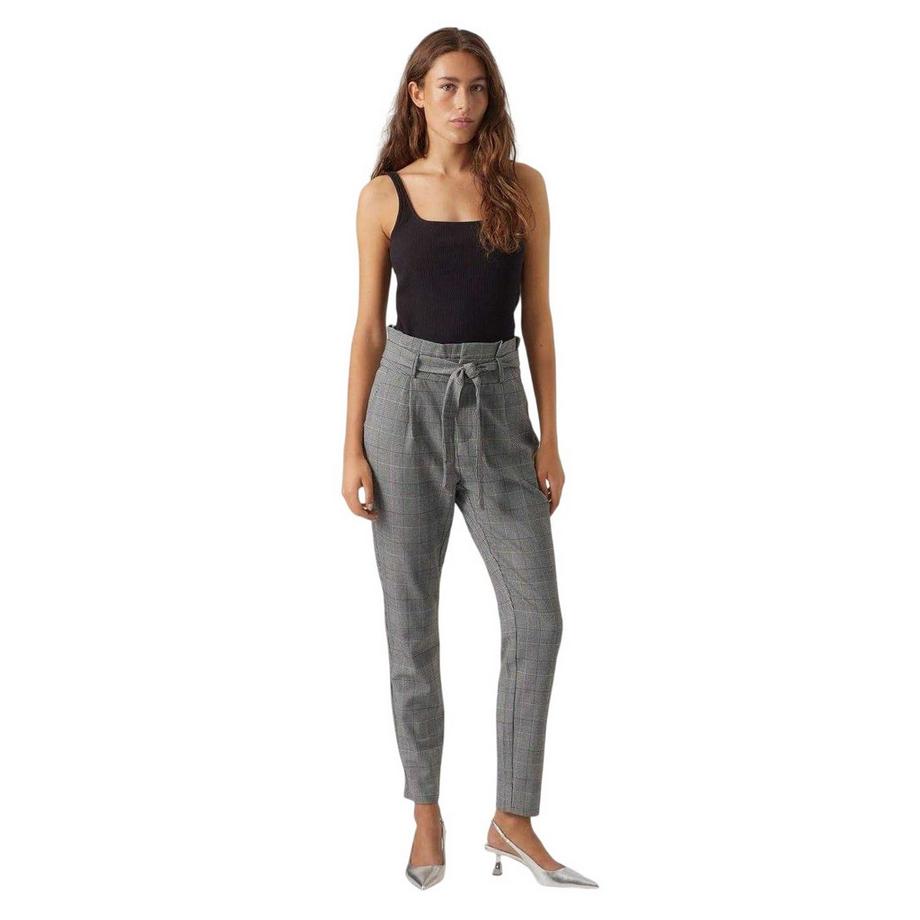 VERO MODA  Pantalon Motiftyle Motif Écossais 