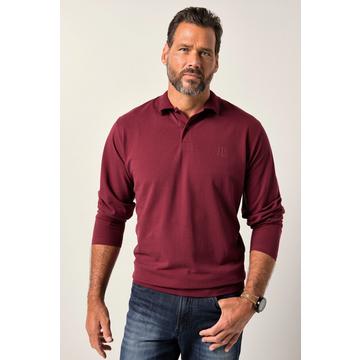 Poloshirt, Bauchfit, Basic, Langarm, Piqué, XXL bis 8 XL
