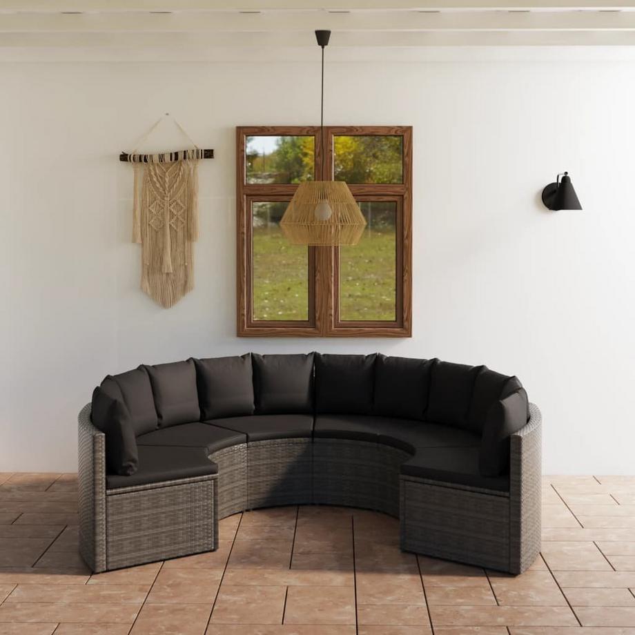VidaXL Garten-lounge-set poly-rattan  