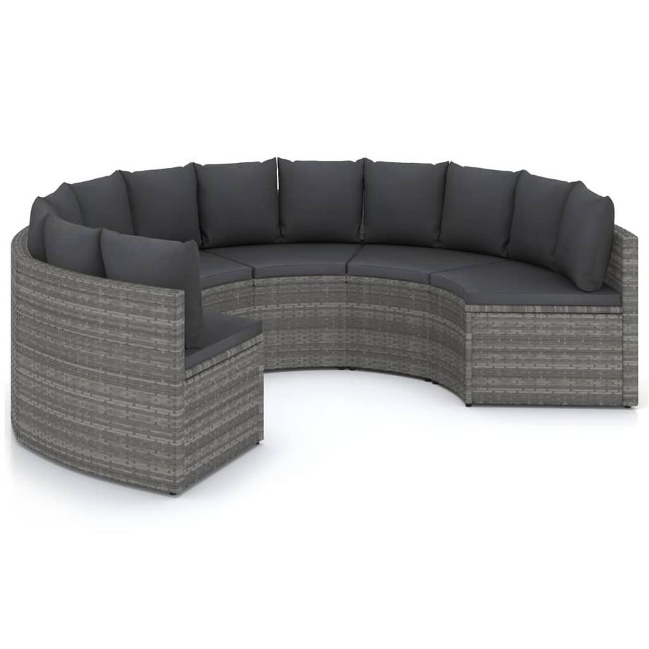Garten-lounge-set poly-rattan