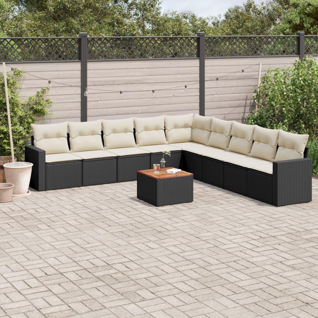 VidaXL Garten sofagarnitur poly-rattan  