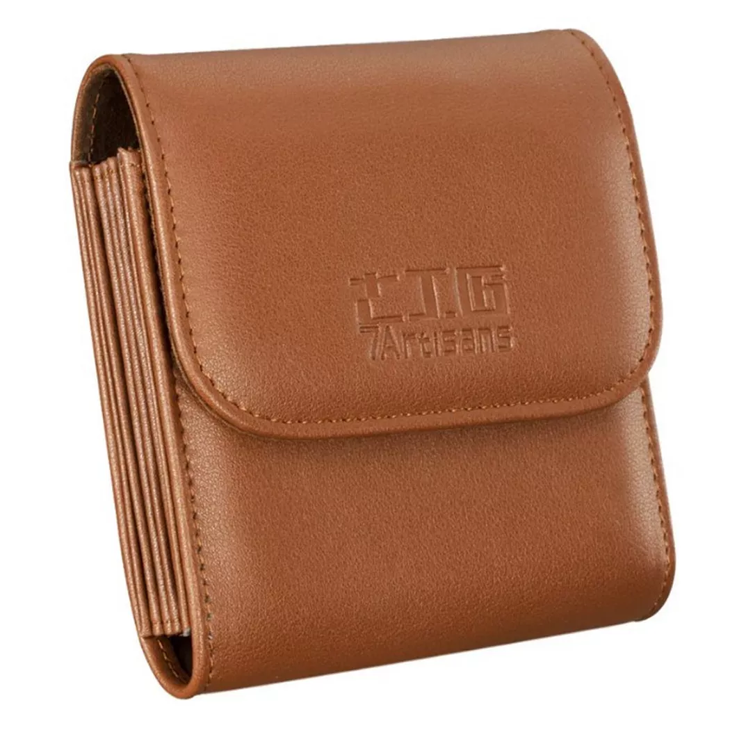 7ARTISANS - 7Artisans 6971835484317 Kameraobjektivhülle/-abdeckung Braun Polyurethan Beuteltasche, Braun, One Size