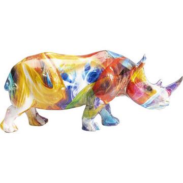 Figurine de décoration Colored Rhino