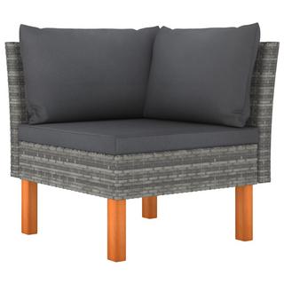 VidaXL Modular-sofa-eckteil poly-rattan  