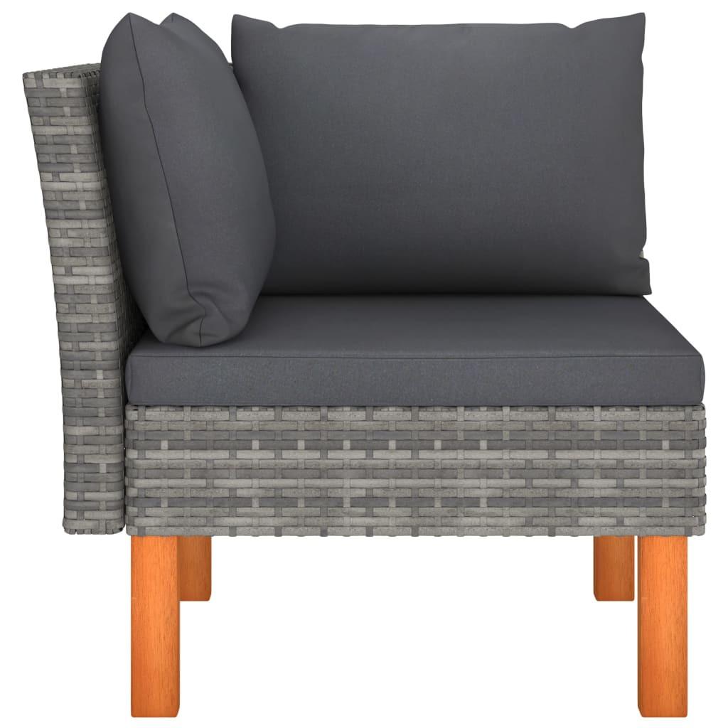 VidaXL Modular-sofa-eckteil poly-rattan  