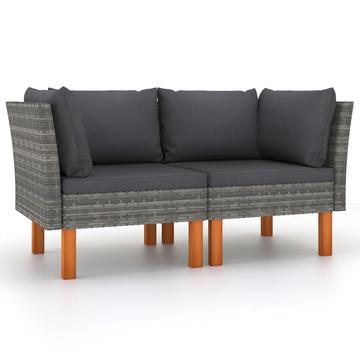 Modular-sofa-eckteil poly-rattan