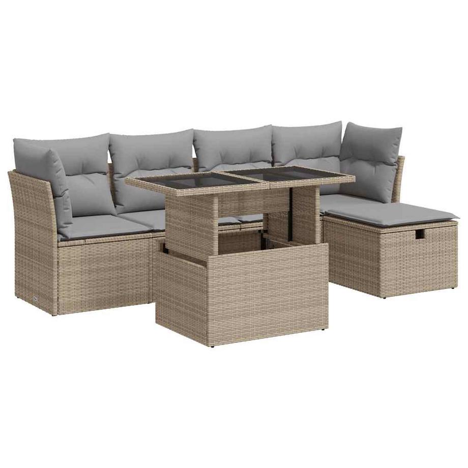 Garten sofagarnitur poly-rattan