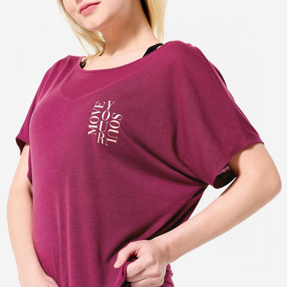 DOMYOS  Kurzarmshirt  Modern Dance fliessend Polyester 