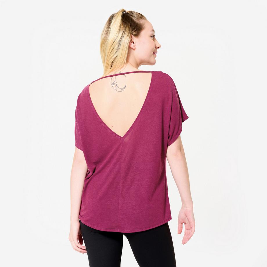 DOMYOS  Kurzarmshirt  Modern Dance fliessend Polyester 