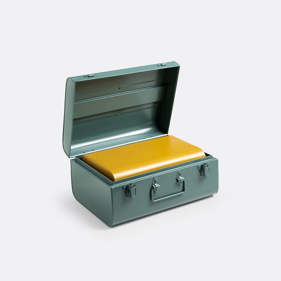 La Redoute Intérieurs Lot de 2 malles en métal tôle de fer  