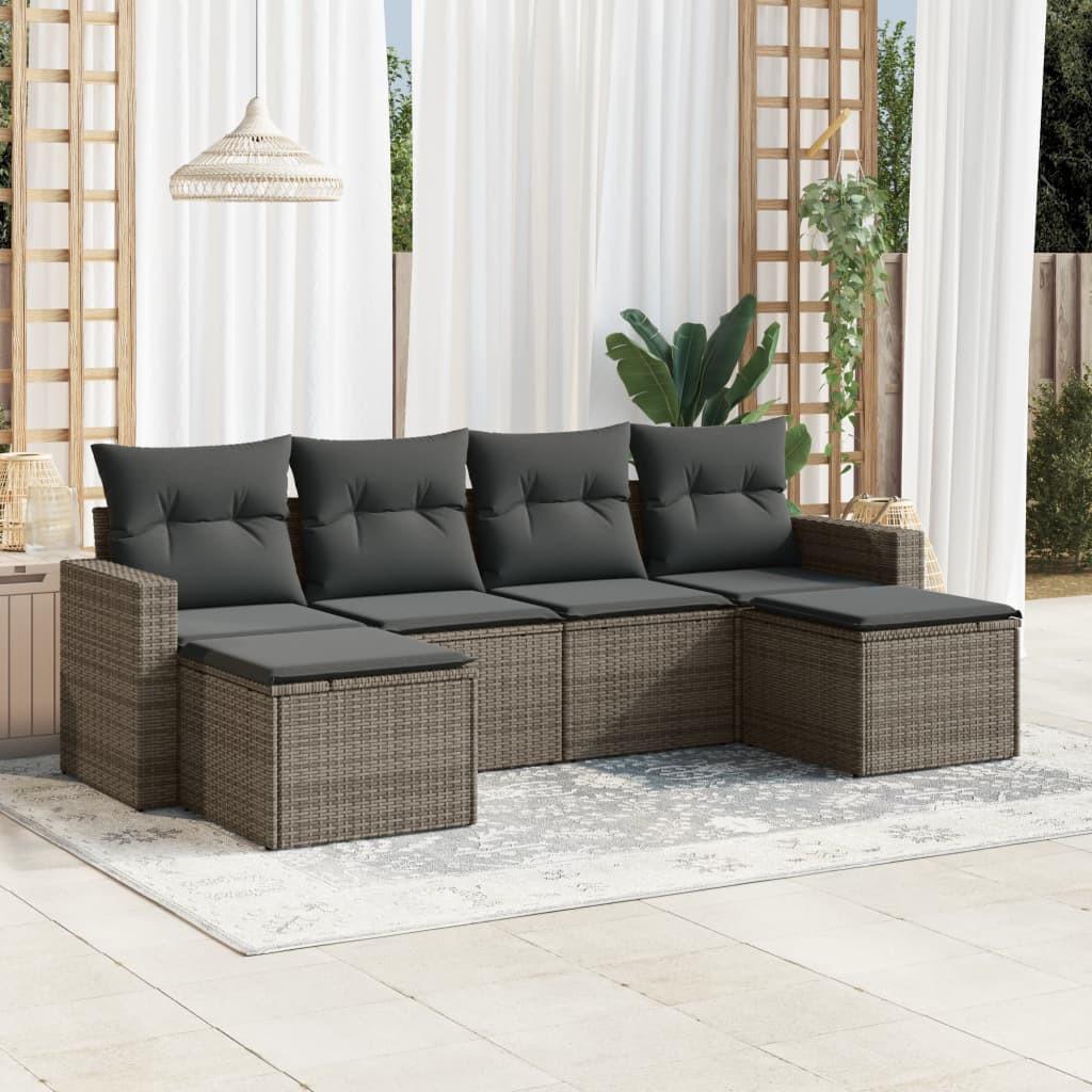 VidaXL Garten sofagarnitur poly-rattan  