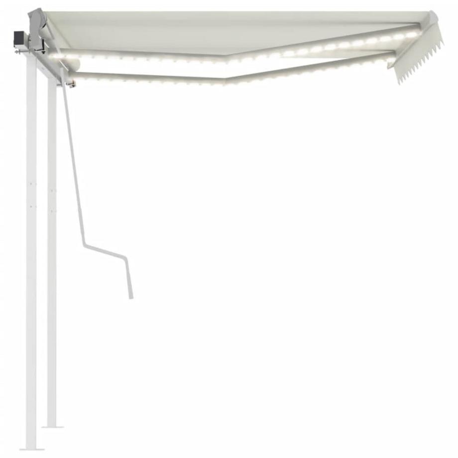 VidaXL Auvent rétractable tissu  