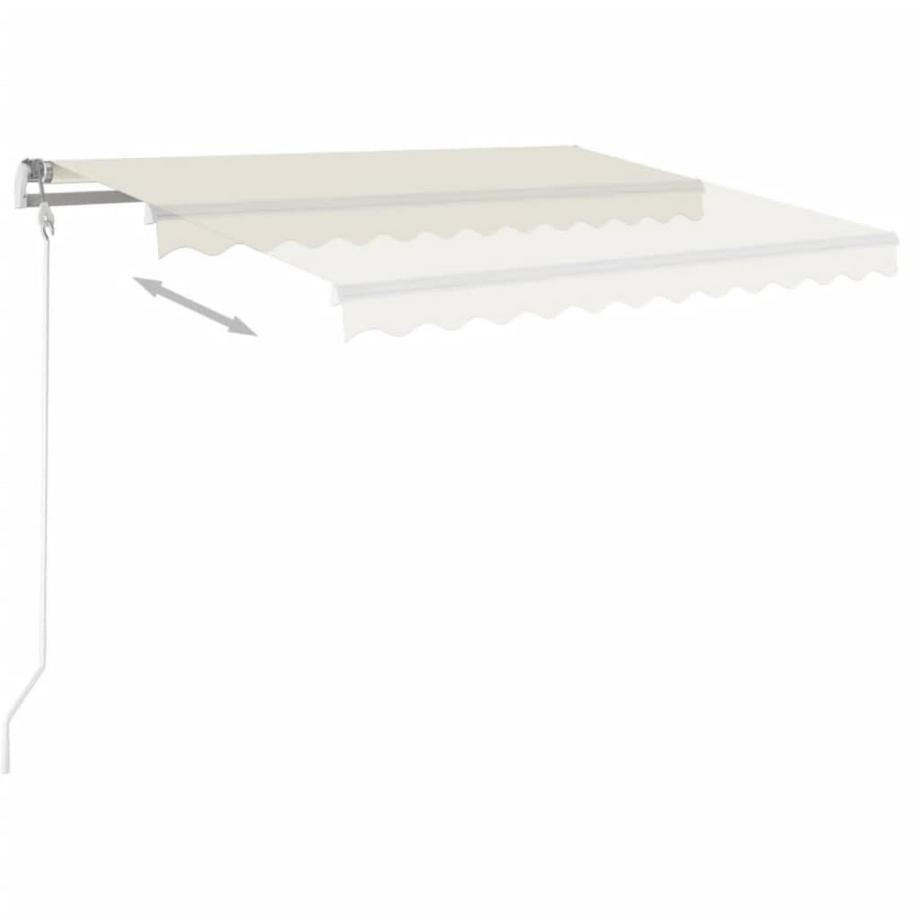 VidaXL Auvent rétractable tissu  