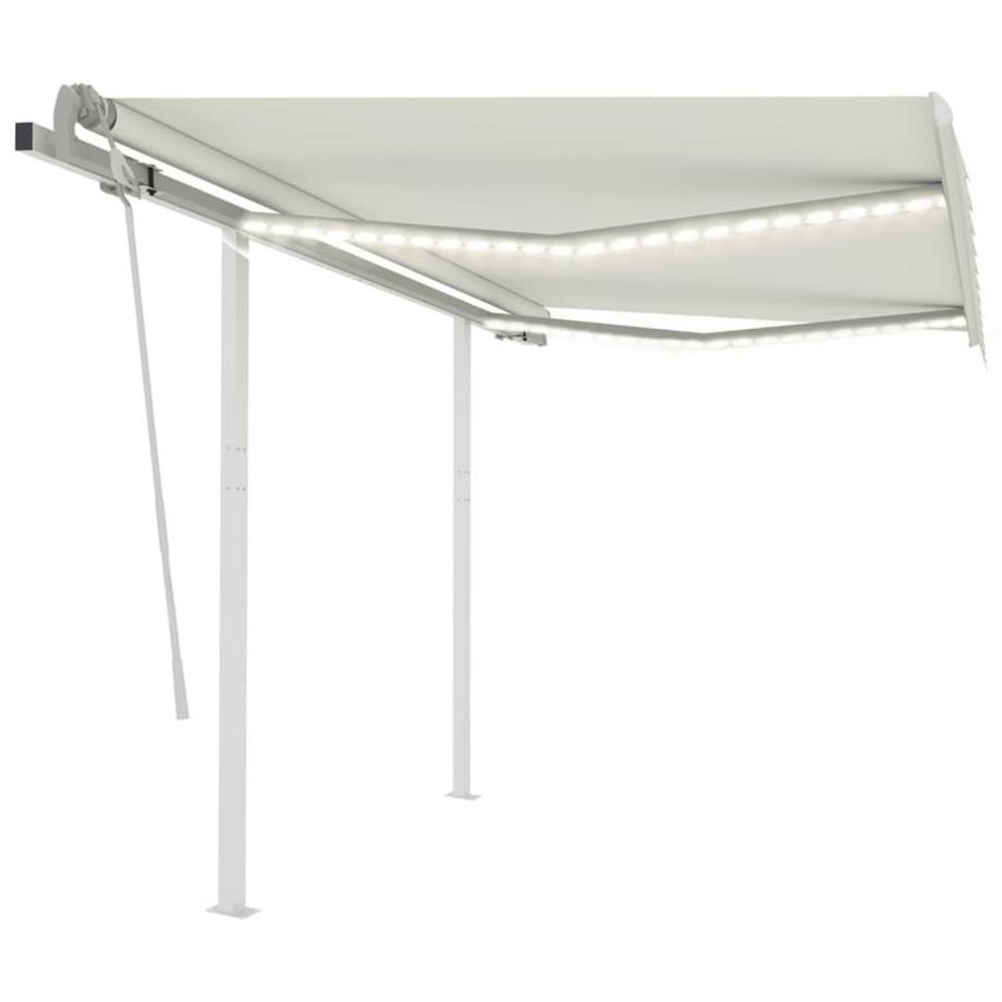 Auvent rétractable tissu