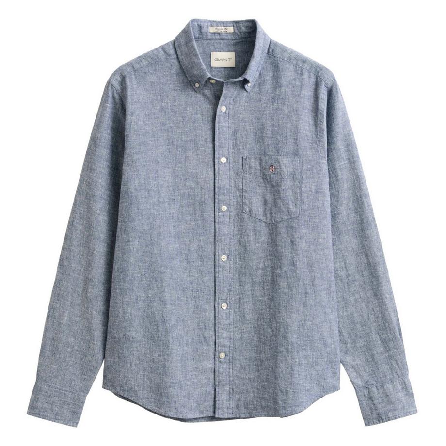 GANT Camicia Uomini Confezione da 1 Vestibilità confortevole-REGULAR COTTON LINEN SHIRT  